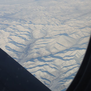 View from the air plane window